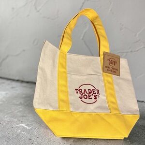 BNWT LIMITED EDITION Yellow Trader Joe’s Mini Tote